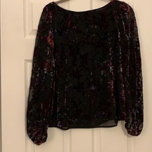 Velvet blouse